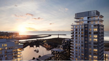 Uitzicht luxe appartement te huur in Oostende