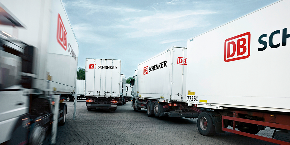 DB Schenker vrachtwagens © Rüdiger Nehmzow
